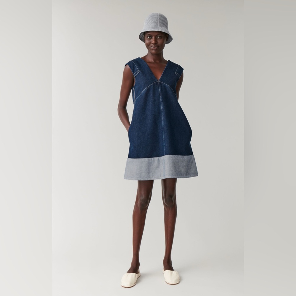 Sleeveless Denim Dress